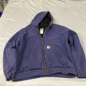 Carharrt Navy Blue Zip Up Jacket